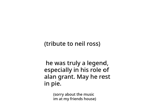 Goodbye, Legend.