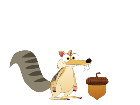 Scrat and his acorn's old version
