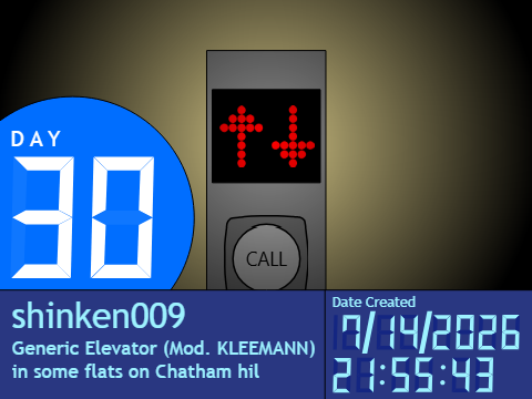 Generic Elevator (Mod. KLEEMANN) in some flats on Chatham hil