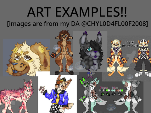 MY ART EXAMPLES!! ^^
