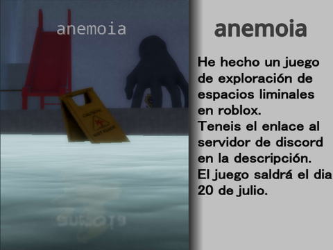 Mi nuevo juego en roblox. Anemoia