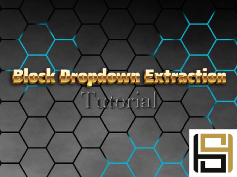 Block Dropdown Extraction Tutorial || ScratchHints