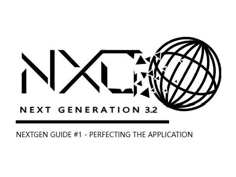NextGen Guide #1 - Perfecting the Application