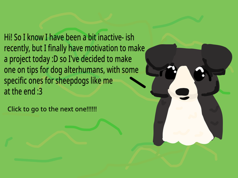 Tips for dog alterhumans!!!