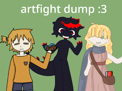 ⋆˚꩜｡ artfight dump 1