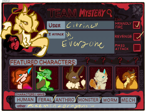 I JOINED ARTFIGHT! :D