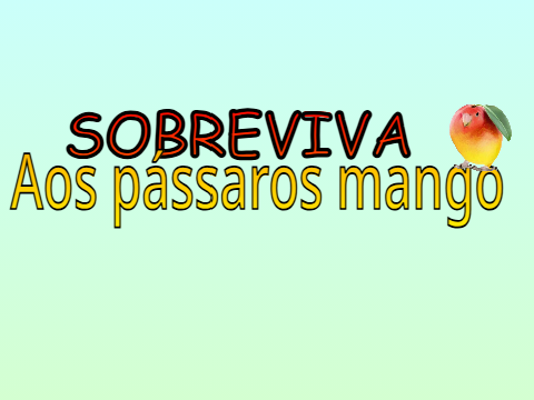 Sobreviva aos pássaros mango