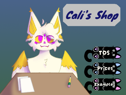 ✩‧₊˚Cali’s Shop˚₊‧✩ (Not open yet)