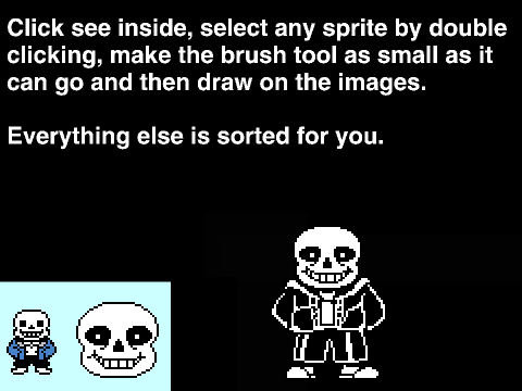 How to make undertale sprites(Very basic)