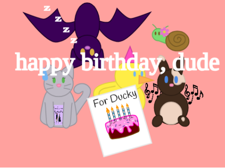 happy birthday, dude