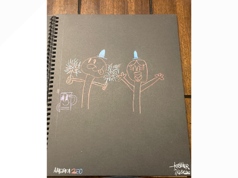 A July 4th Nancy and Scarlet drawing I made