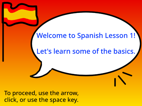 Spanish Lesson 1