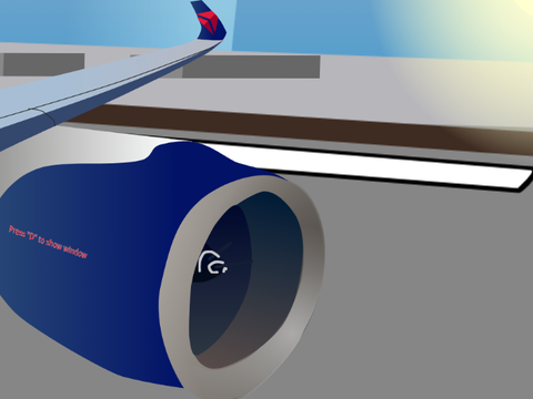 Plane Window View (ANIMATION)