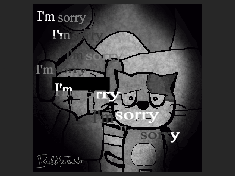 he's sorry