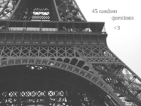 ♪ ⁴⁵ random questi♡ns . ਏਓ