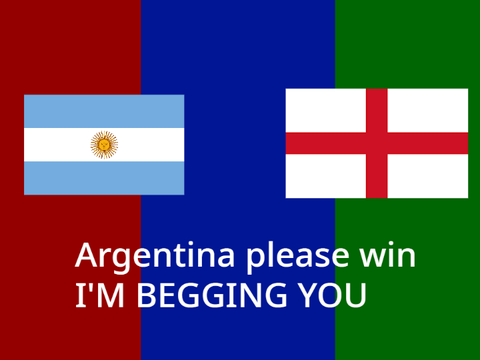 Taegeuk plots Argentina's victory against England