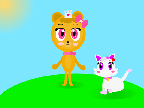 Eva Princess and Kitty Hearts