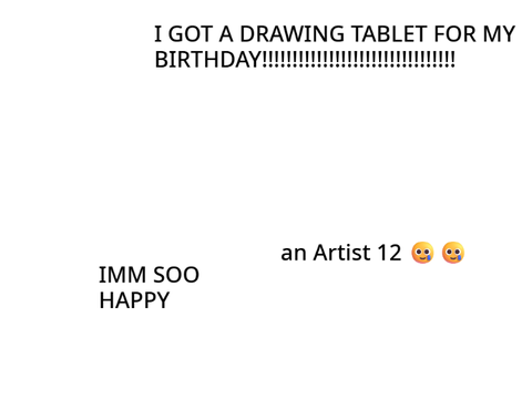 ITS MY BIRTHDAY! AND THIS IS MY GIFT!!
