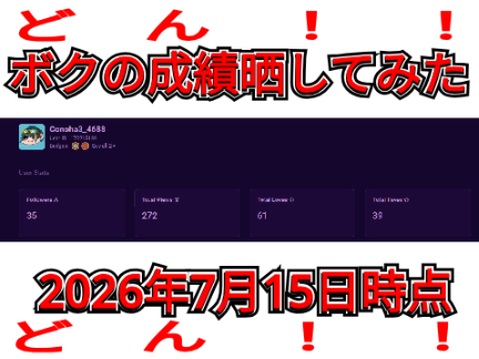 【いやーん】成績こんなんやった