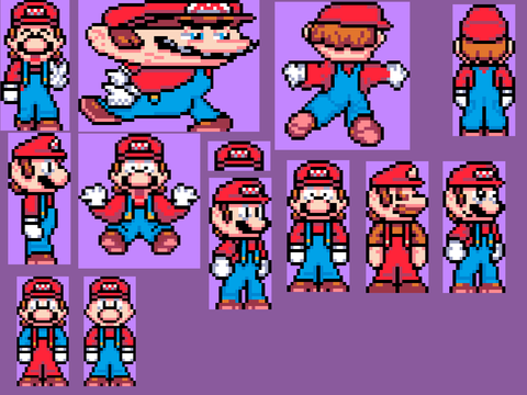 deltarune bonus mario sprites