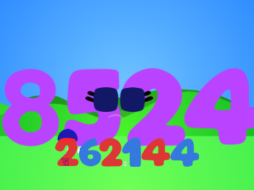 524,288 grounds 262,144 for grounding 131,072