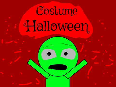 Costume Halloween little clown 