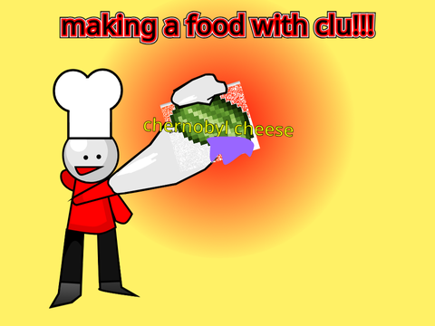 making a food with clu