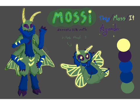 Mossi!!! (a lil fursona i made for raine_2ds even tho they didnt ask for it!!)
