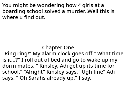 B.S.M Bordering school murder.. Part 1  My perpective