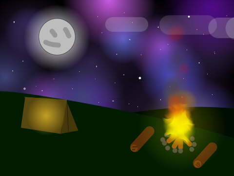 Relaxing Campfire