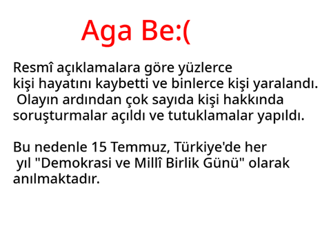 15 Temmuz(detaylı anlatım)