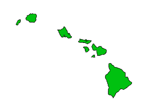 Hawaii map