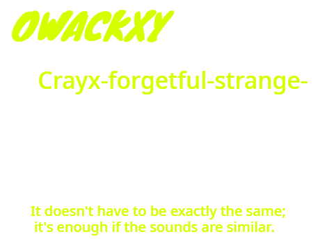 For voice actors (Owackxy)