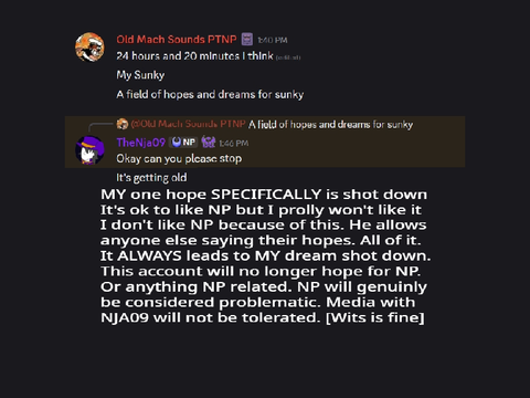 I NO LONGER HOPE FOR SUNKY IN NP