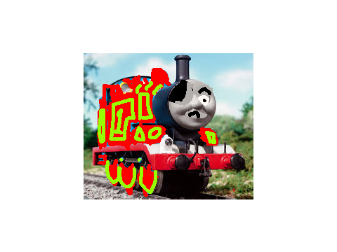 this is my oc his name is john he was in sodor fallout