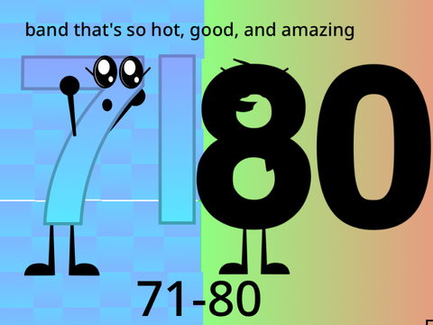 Seventy-One to Eighty for @blundggy