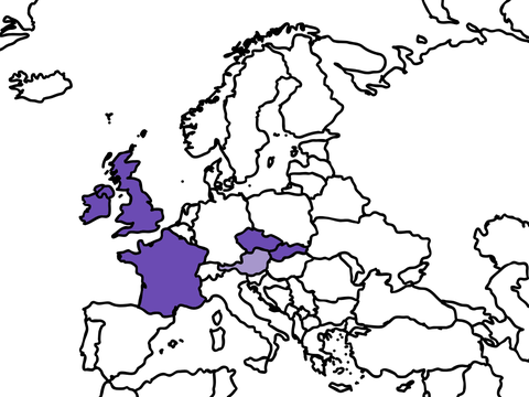 Europe Travel Map remix