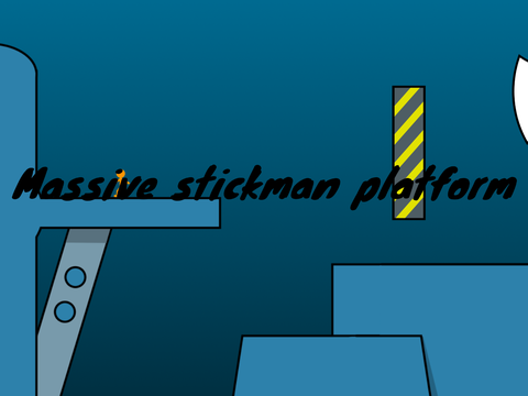 Massive stick man platform