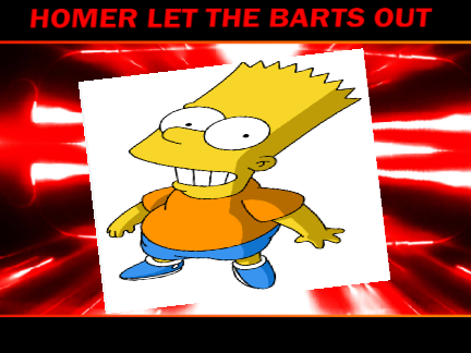 Homer let the Barts out (slowed)