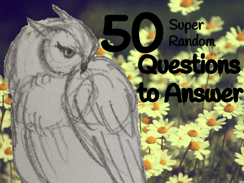 50 Super Random Questions to Answer