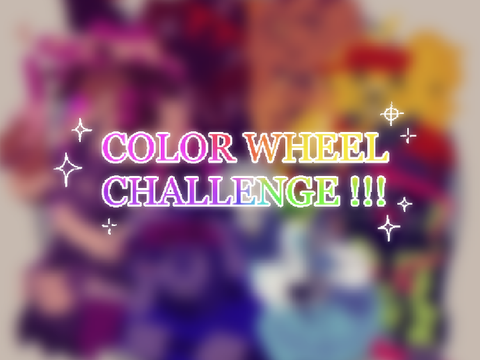 color wheel challenge (3 yrs late) . art