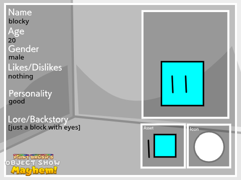 just a block with eyes