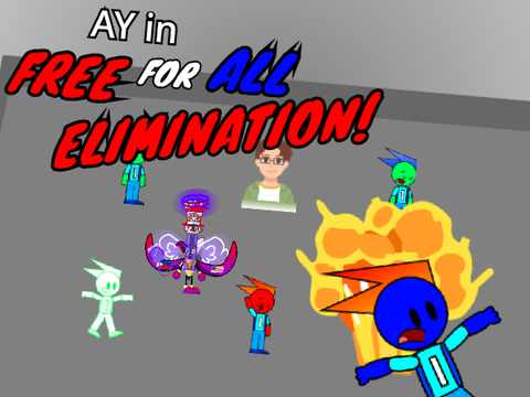 AY in Free-For-All Elimination [ Remix 6 | 15 Characters ] [added bennybean07]