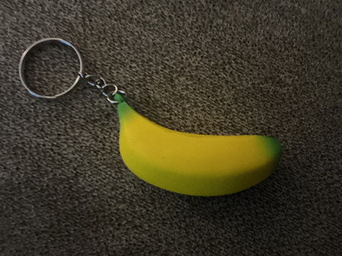 Banana Keychain