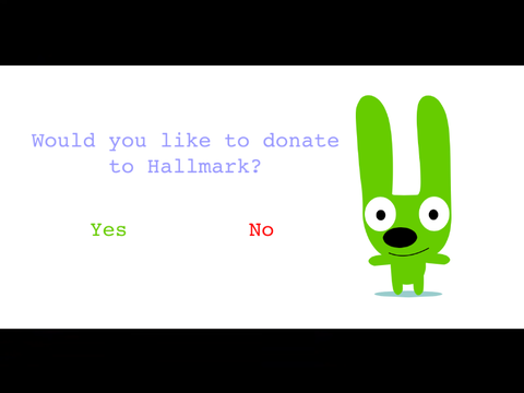 [FAKE] Would you like to donate to Hallmark? (2002)