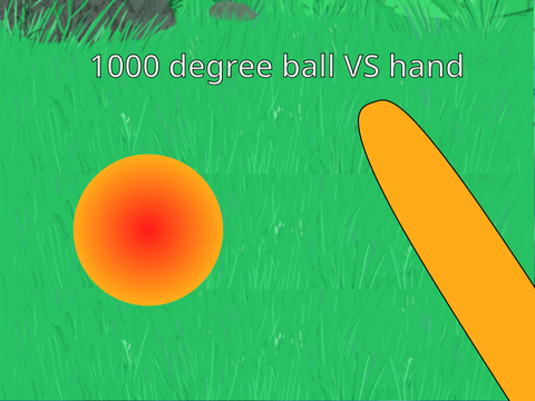 1000 degree ball VS hand #memes