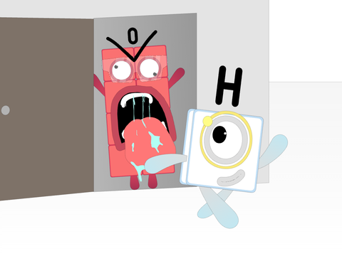 Oxygen let the Hydrogens out