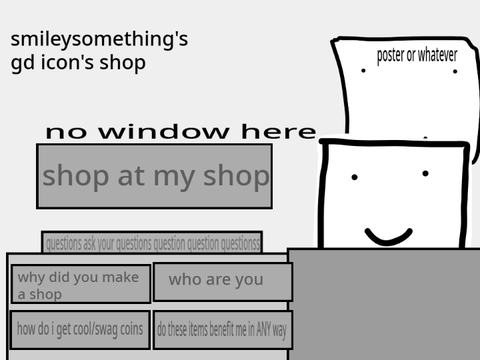 smileys shop that is pretty much useless