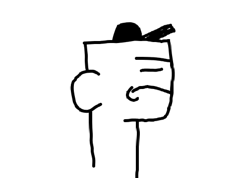 very poorly drawn and low quality OFF fanart