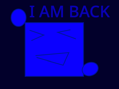 I am back!